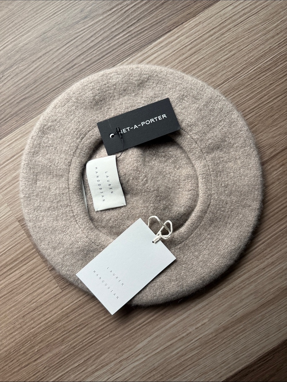 Lauren Manoogian Oat Cashmere Beret